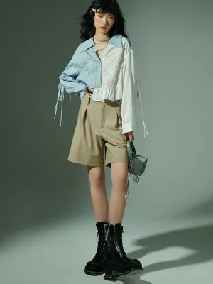 Plain Casual Half Pants