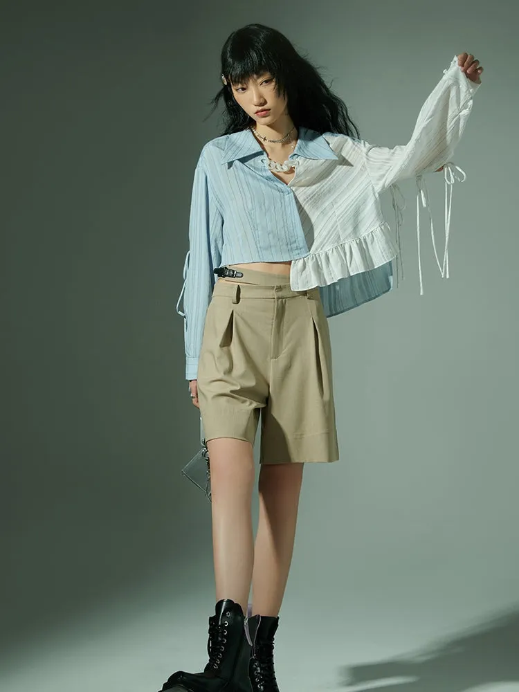 Plain Casual Half Pants