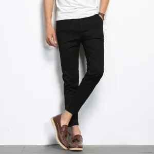 Plain casual pants