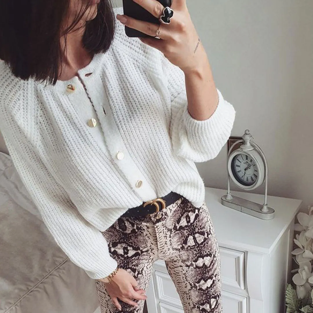 Ribbed Knit Long Sleeve Modern Cardigan - Dusty Pink