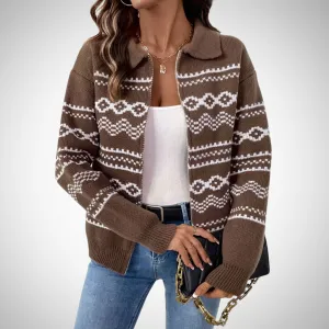 Rufa Geometric Cardigan