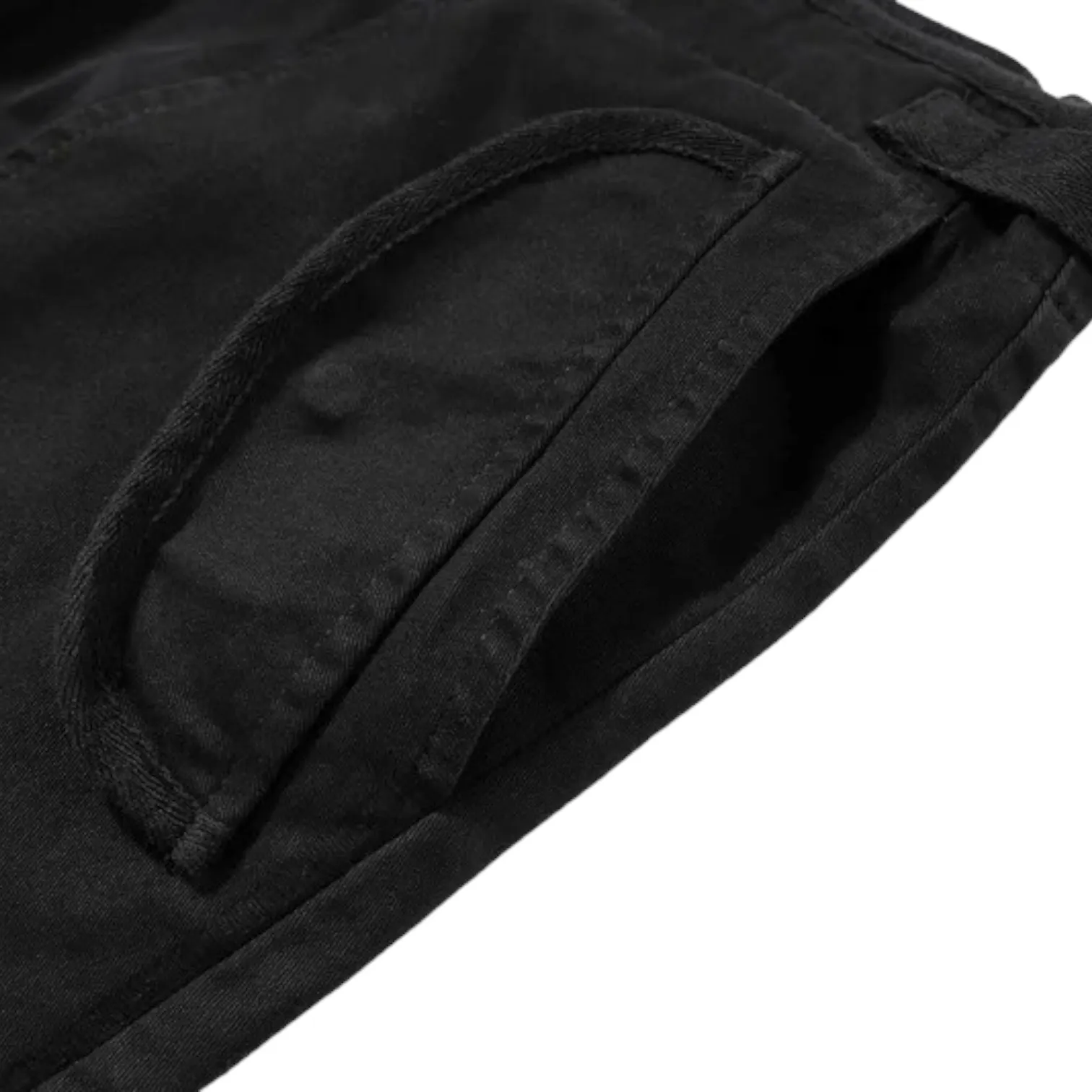 Slim fit cargo bootleg pants with 3 D pockets