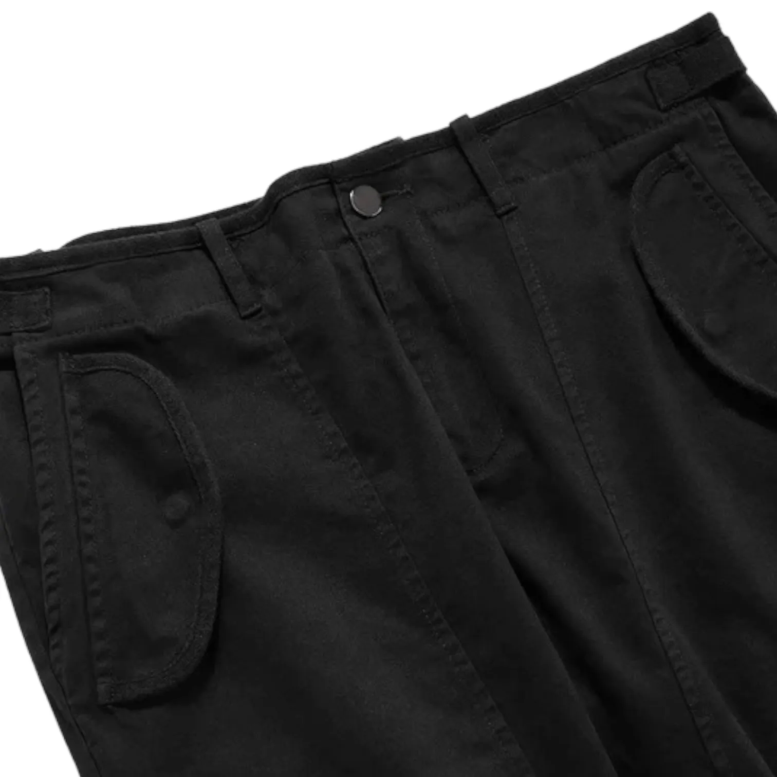 Slim fit cargo bootleg pants with 3 D pockets