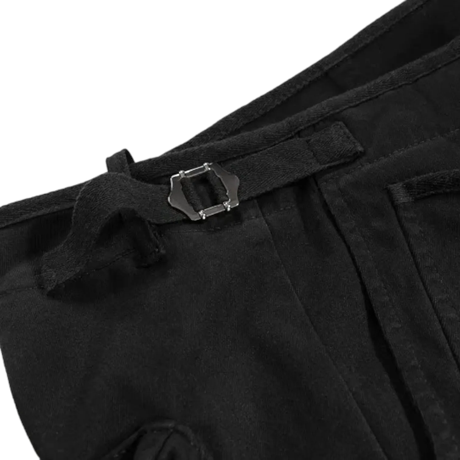 Slim fit cargo bootleg pants with 3 D pockets