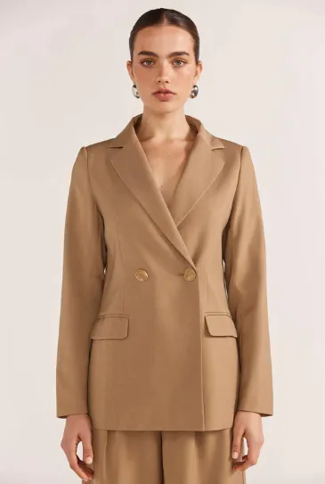 Staple The Label Plaza Blazer | Camel