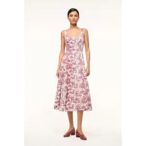 Staud Wells Dress Bordeaux Toile
