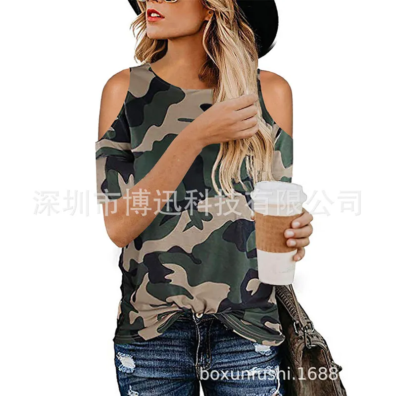 Strapless Floral Print T-shirt