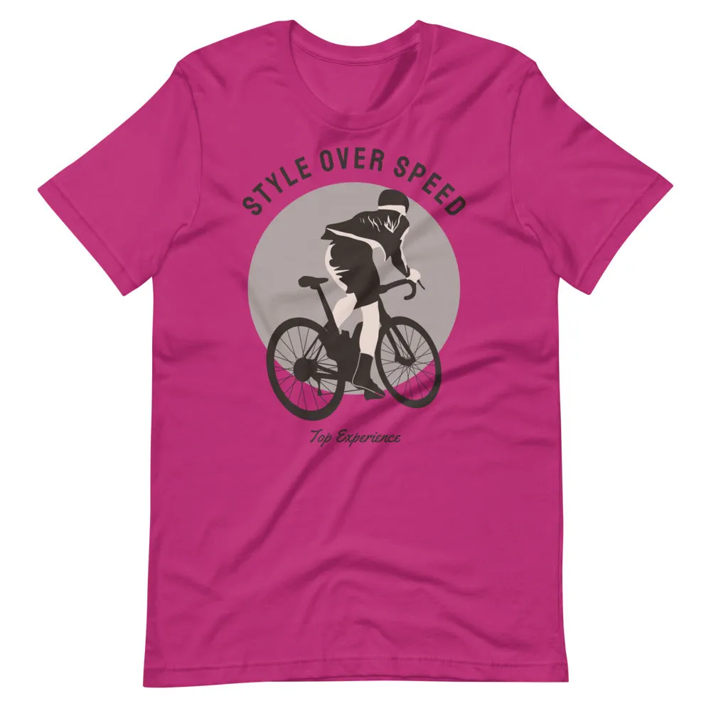 Style Over Speed Unisex Cycling T-Shirt