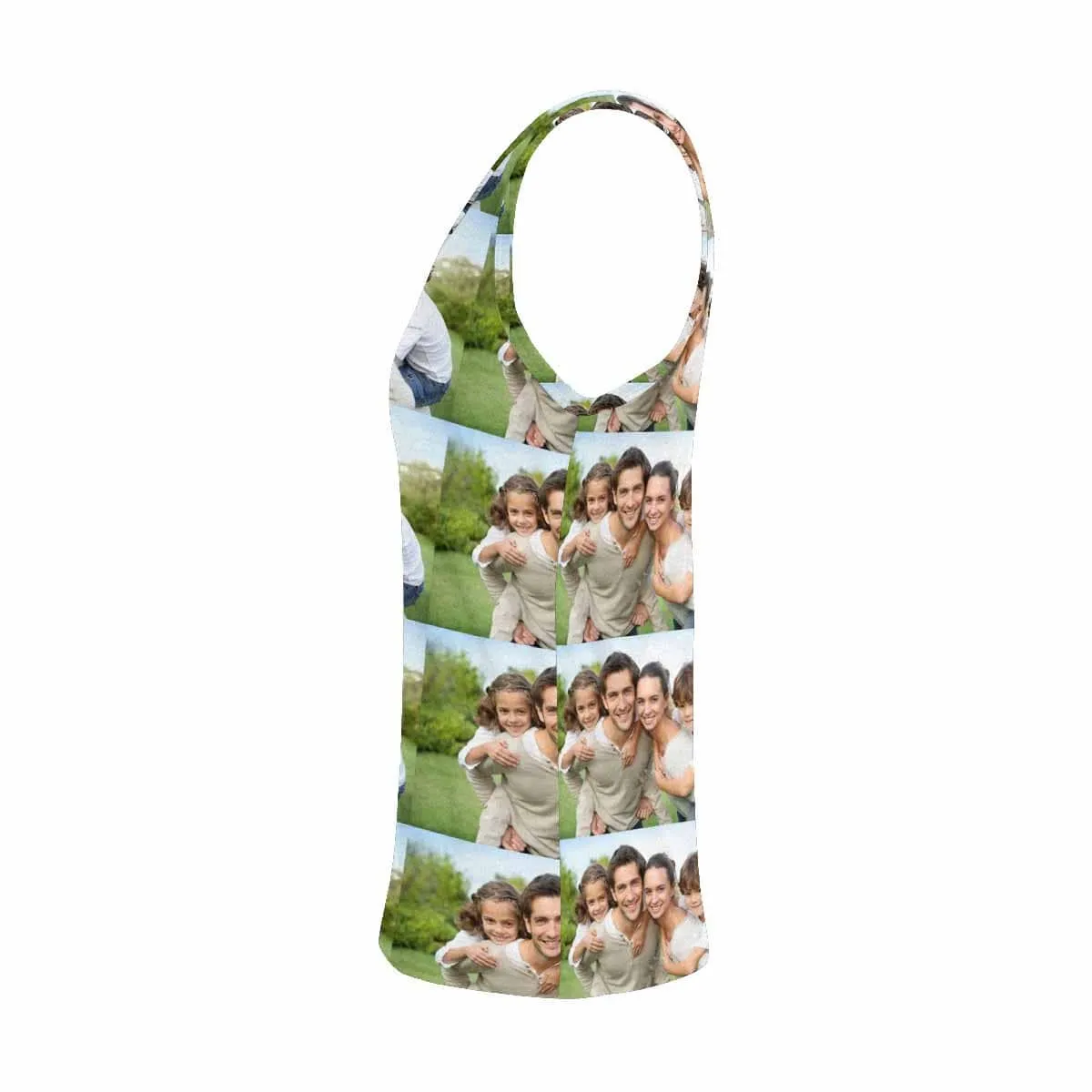 Tank Tops with Photos Stitching Family Women's All Over Print Yoga Tank Top for Her