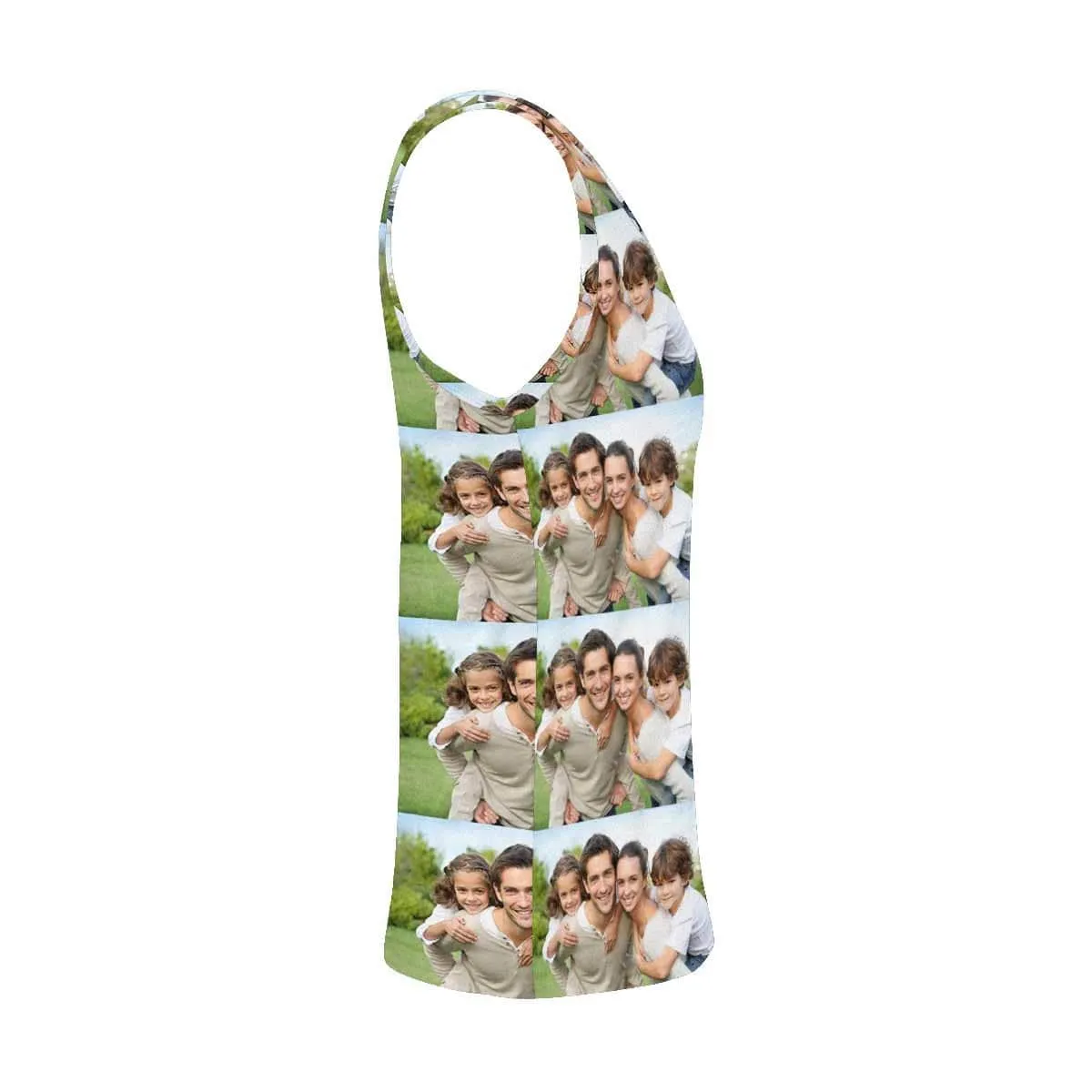 Tank Tops with Photos Stitching Family Women's All Over Print Yoga Tank Top for Her