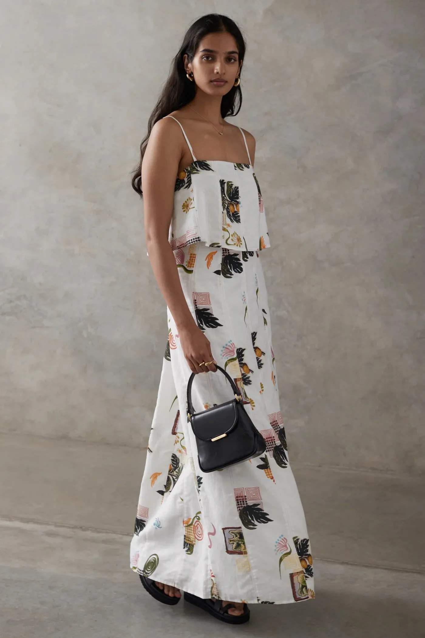 The Rita Skirt in Valencia Print