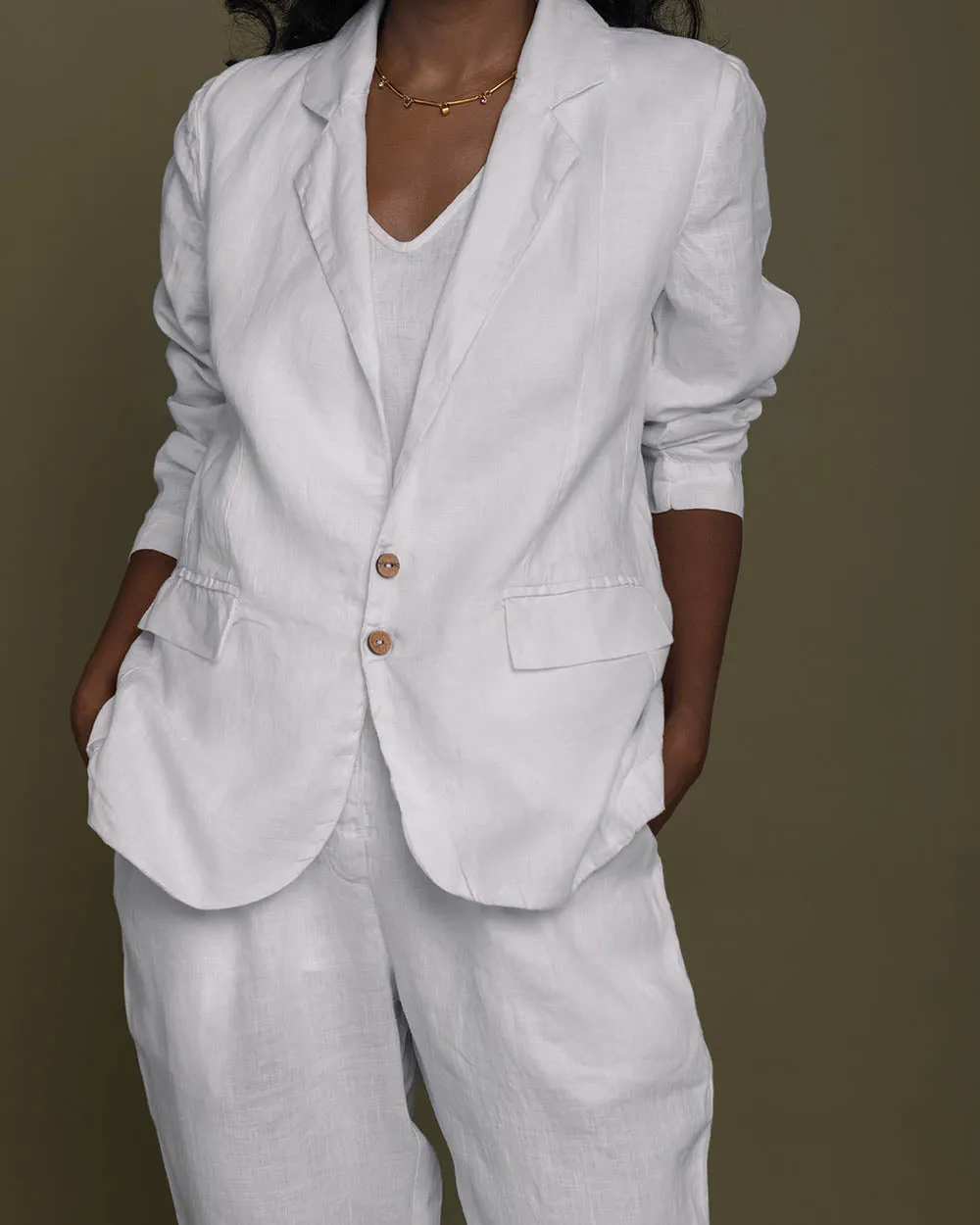 The She’S Everything Blazer - Coconut White