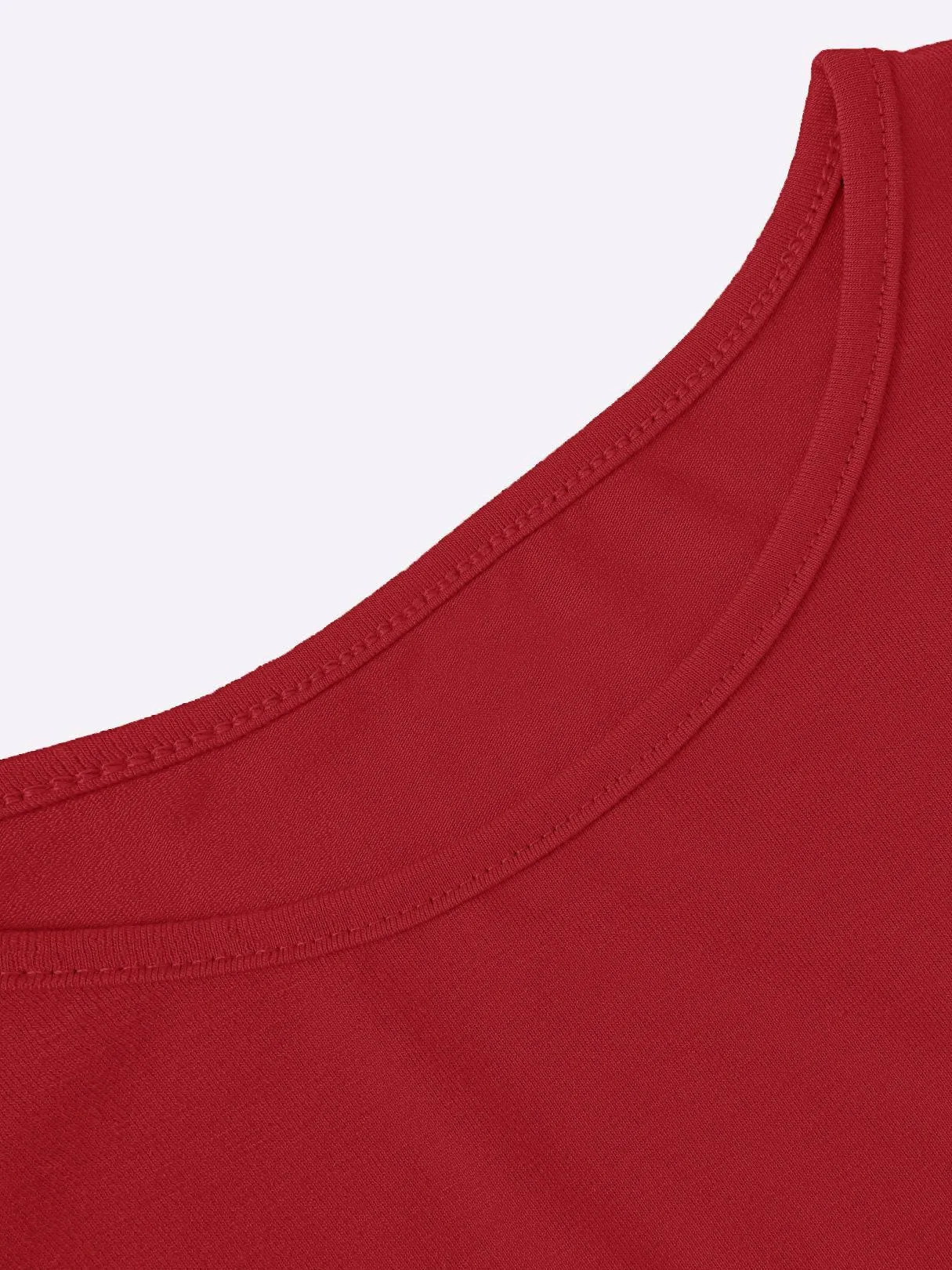 Wholesale Scoop Neck Plain Tassel Short Sleeve T-Shirts