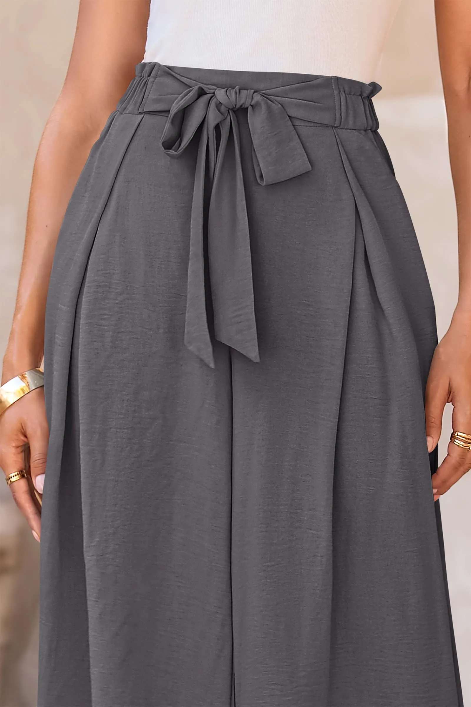 Wide Leg High Waisted Loose Pants