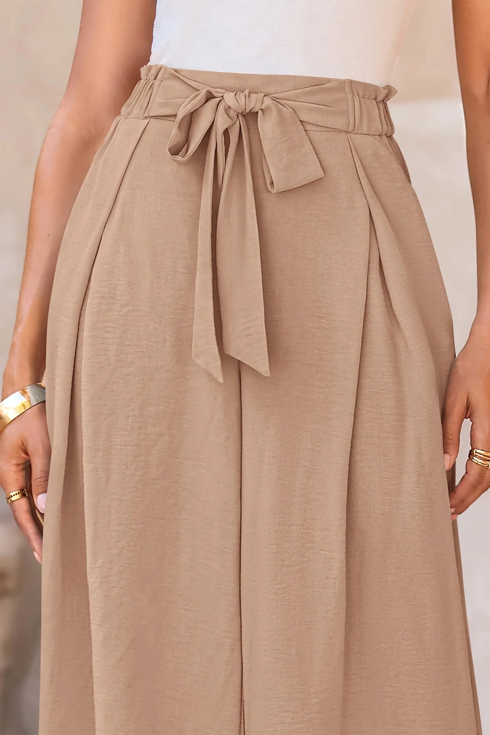 Wide Leg High Waisted Loose Pants
