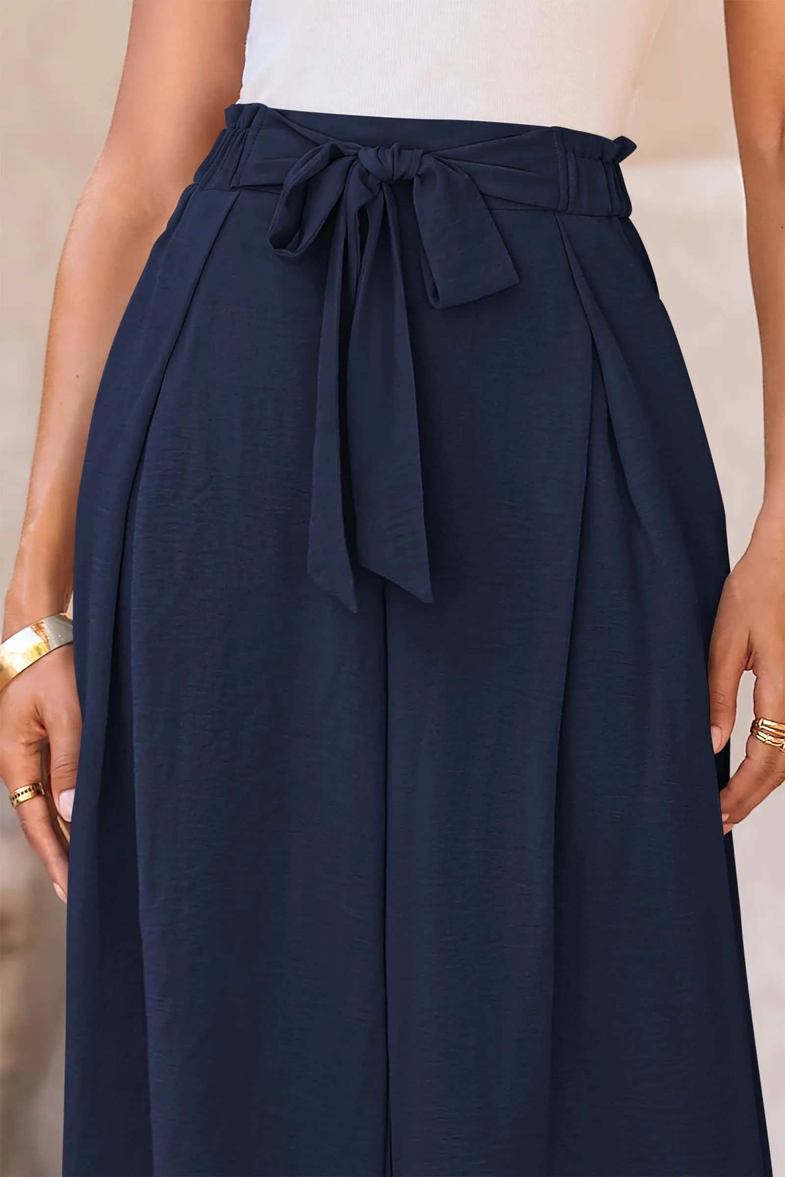 Wide Leg High Waisted Loose Pants