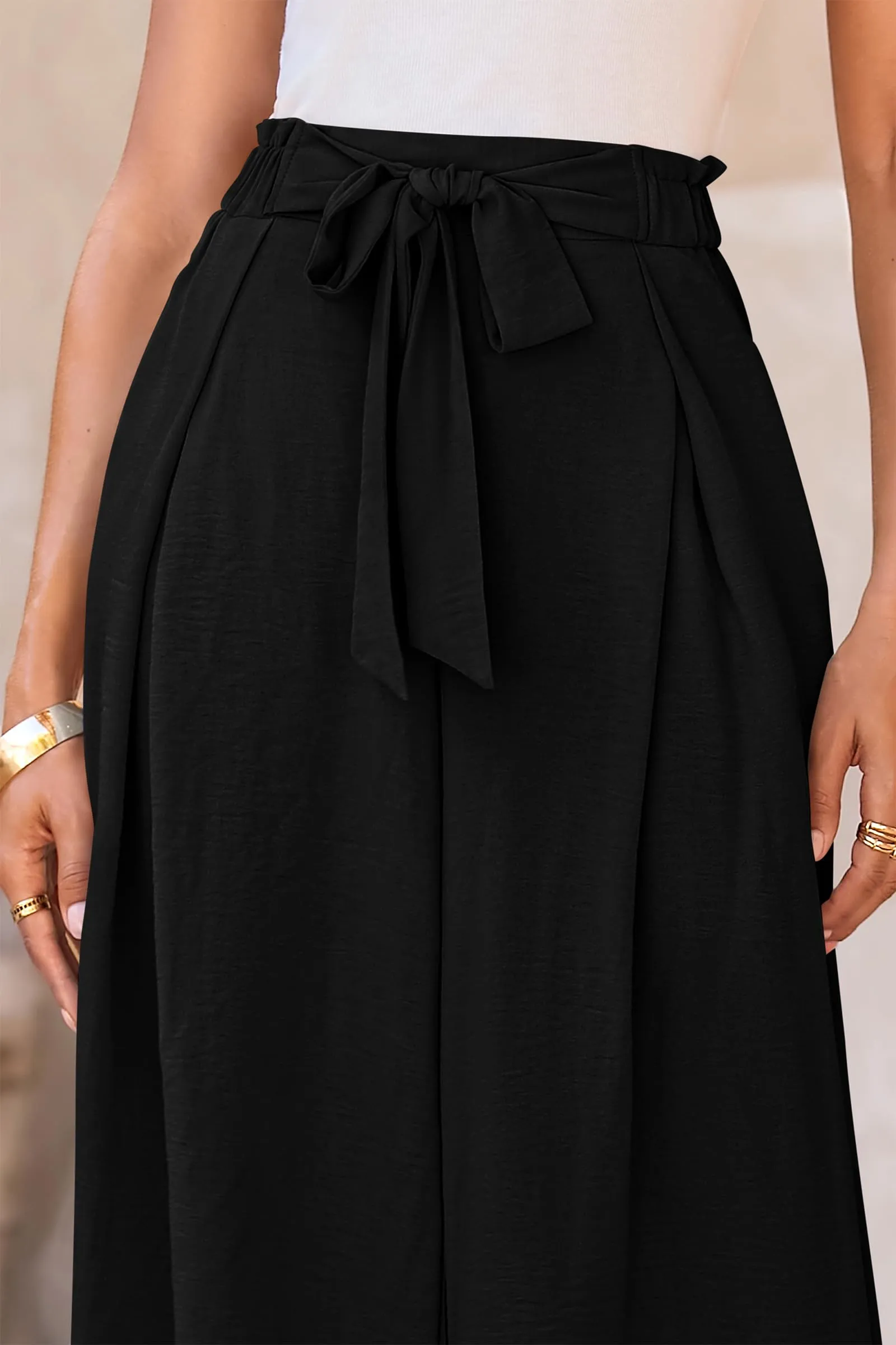 Wide Leg High Waisted Loose Pants
