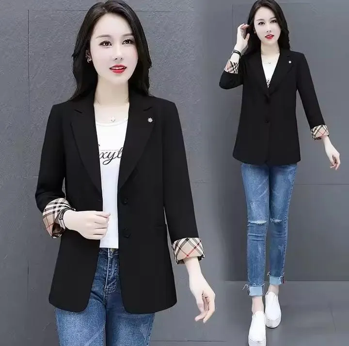 Women's Casual Coat Long Sleeve Jacket   593811