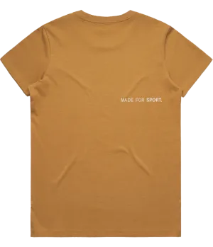 Women's Logo Tee: Camel
