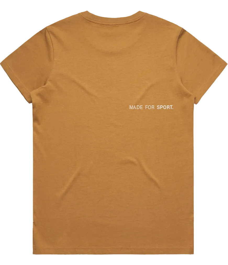 Women's Logo Tee: Camel