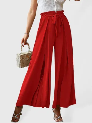 Women’s Pleated High Waist Wide Leg Pants in 8 Colors S-XXL