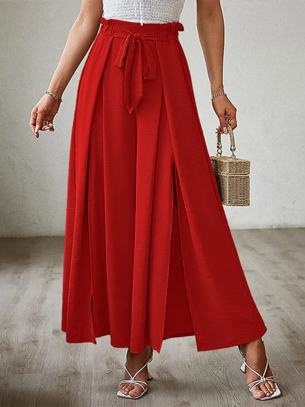 Women’s Pleated High Waist Wide Leg Pants in 8 Colors S-XXL